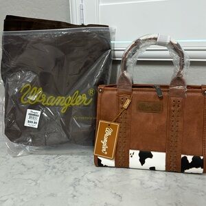 Wrangler Cow Print Purse